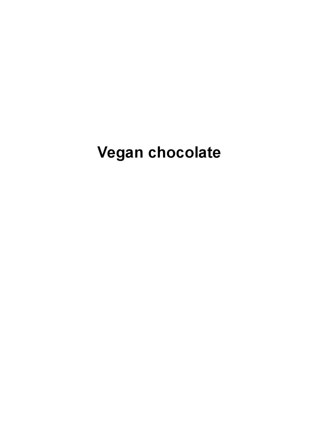 Vegan Chocolate